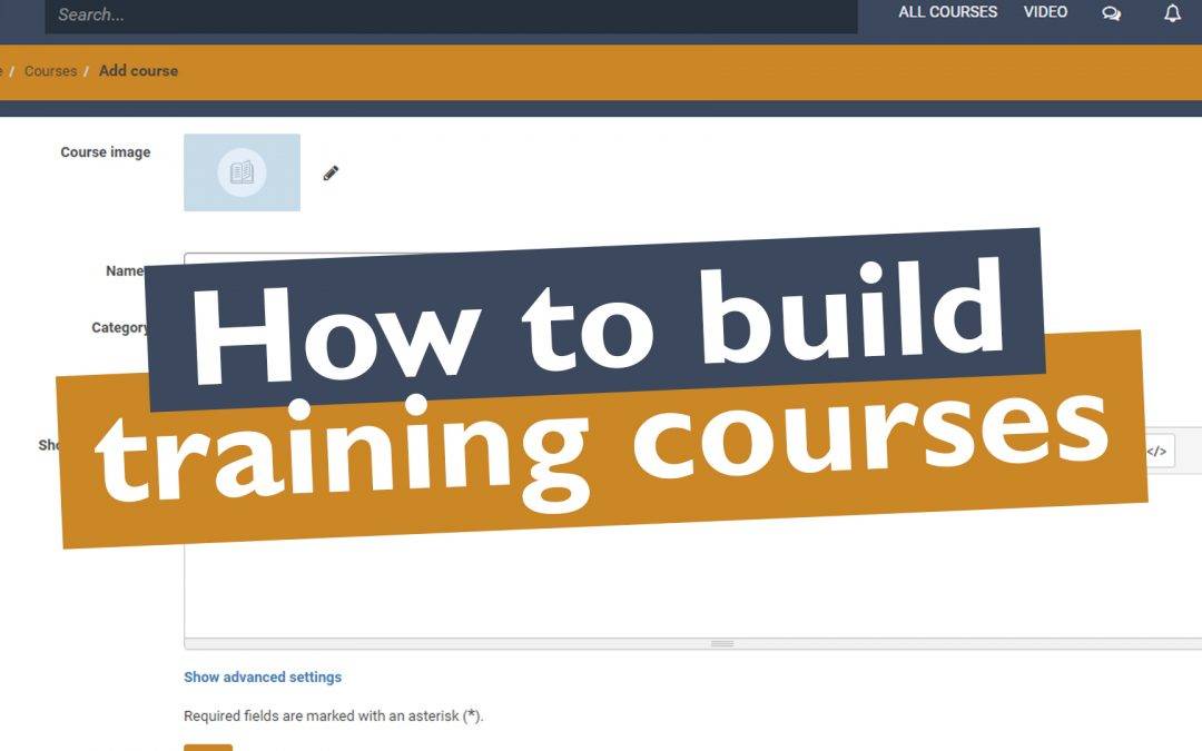 How To Build Training Courses