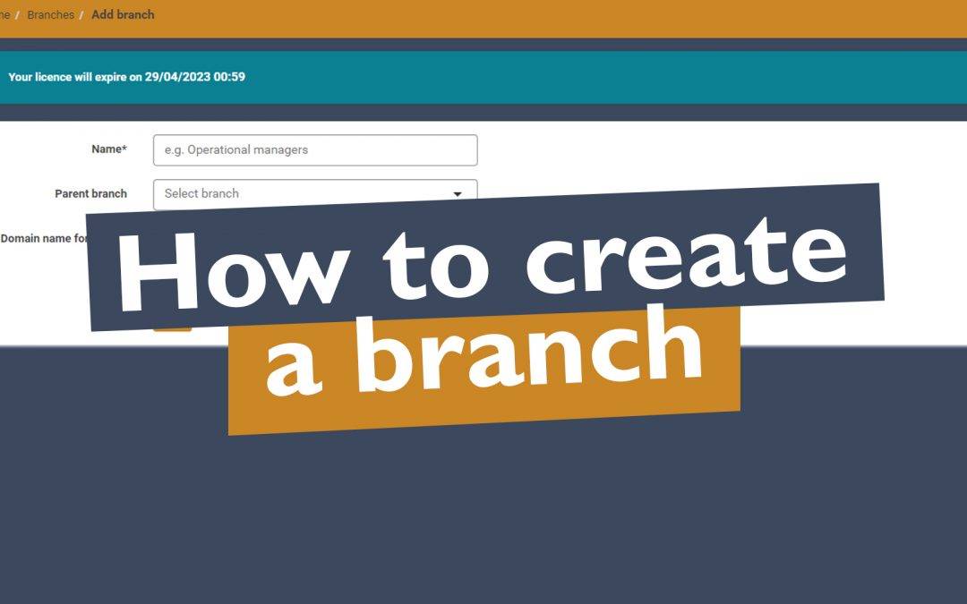 How to Create A Branch