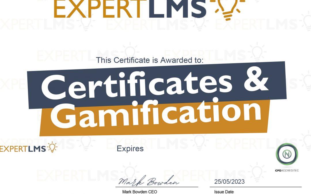 How to access your list of certificates and gamification