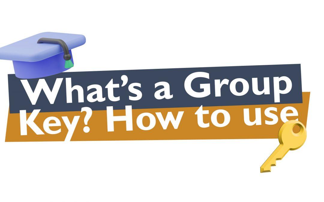 What’s a Group Key? How to use